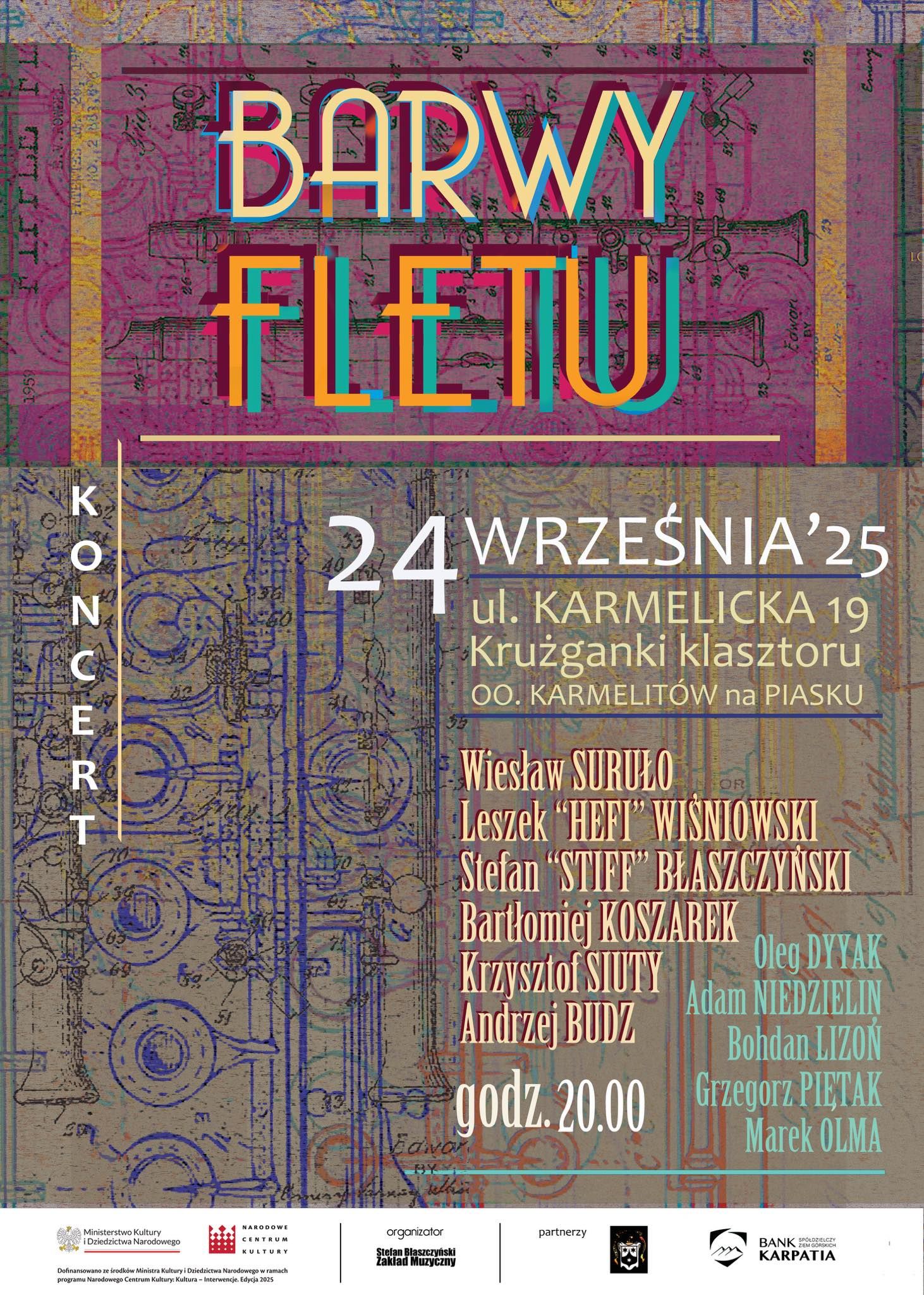 Zaproszenie na koncert "Barwy Fletu"