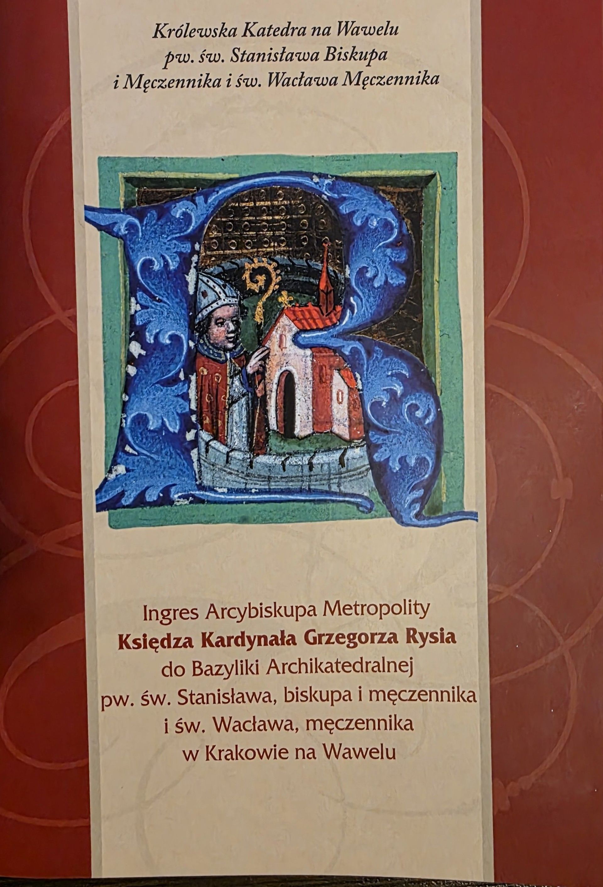 Karmelici i parafianie obecni na ingresie nowego metropolity krakowskiego