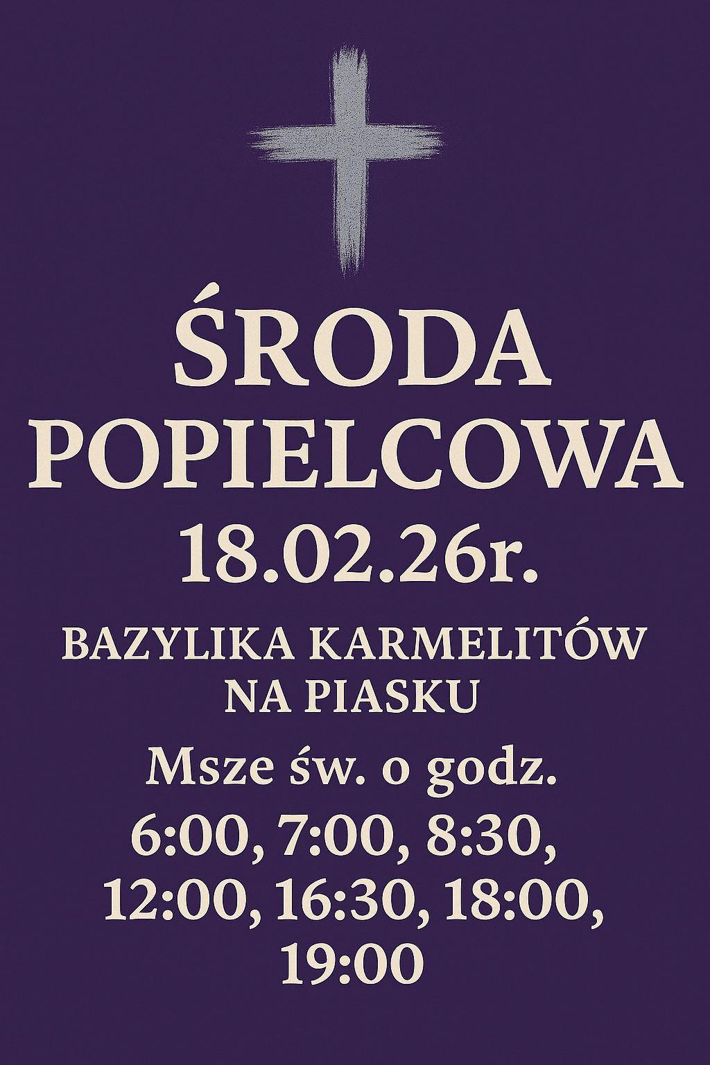 Środa Popielcowa